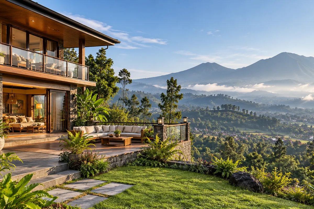 Ilustrasi Kabut Batu Villa