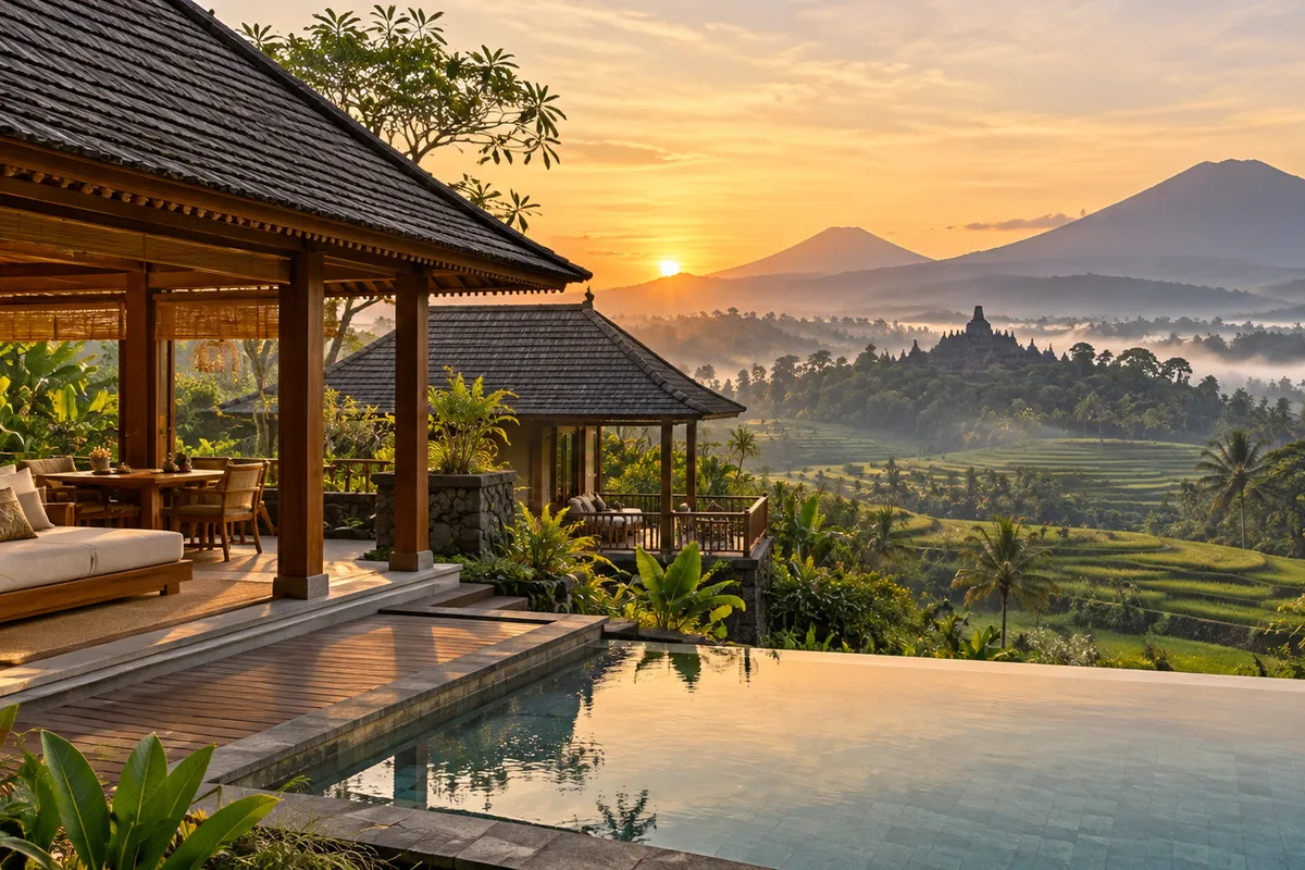 Ilustrasi Menoreh Haven Villa